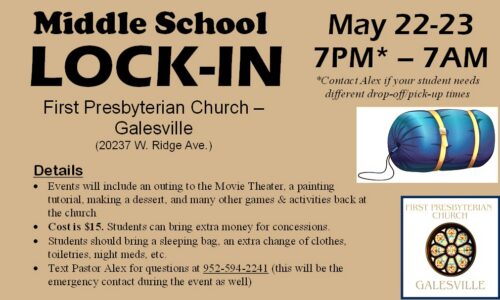 Middle School Lockin 2026 Middle School Lockin 2026 1